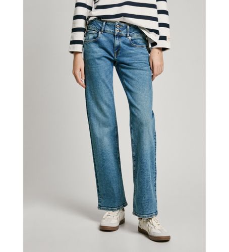 Til kvinder. PL204848IA3 Straight fit jeans Venus (25/30), Casual, Bomuld, Denim, Bæredygtig - Pepe Jeans - Modalova