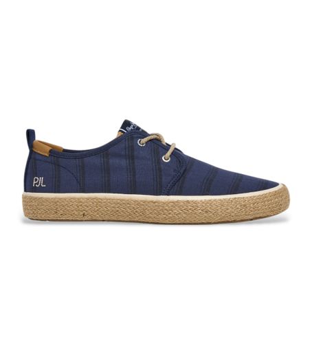 Til mænd. PMS10331 Port Lines lædersko (40), Ruskind, Blonder, Casual, Bæredygtig - Pepe Jeans - Modalova