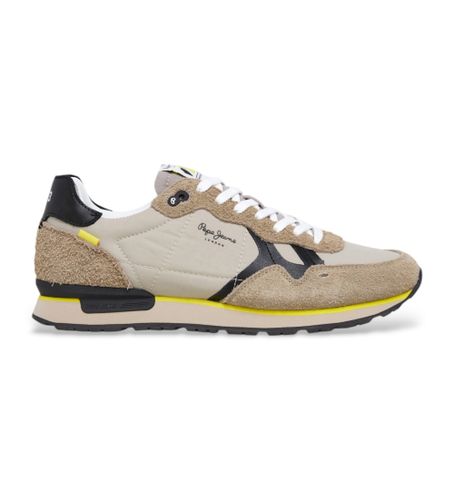 Til mænd. PMS40033 Brit Fly træningssko i (40), Fast, Ruskind, Blonder, Casual - Pepe Jeans - Modalova
