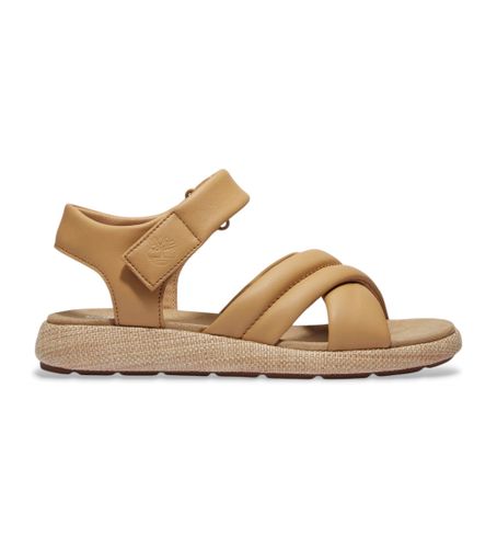 Til kvinder. TB0A412YEN21 Belmar Waves lædersandaler med bagrem (38 W), Fast, Velcro, Casual - Timberland - Modalova
