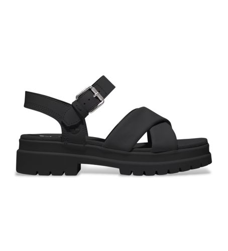 Til kvinder. TB0A2QVJ0151 London Vibe lædersandaler med hælrem (38.5 W), Fast, Spænder, Casual - Timberland - Modalova