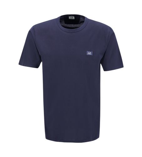 Til mænd. 18CMTS087A006374G T-shirt 70/2 Merceriseret navy (L), Casual, Bomuld, Korte ærmer, Blå - C.P. Company - Modalova