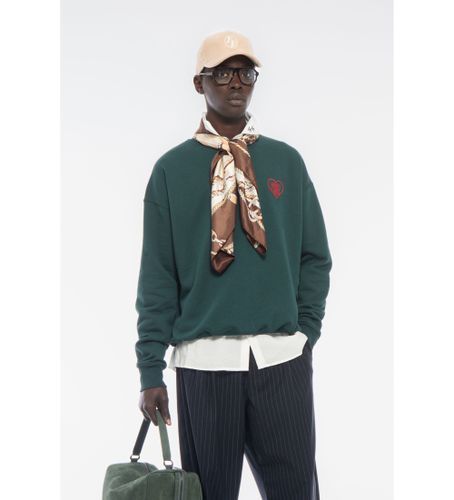 Til mænd. SS2403 Sweatshirt Hjerte (L), Casual, Bomuld - Family First - Modalova