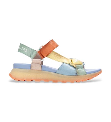 Til kvinder. CHV253896 Maui lædersandaler (36), 3-5 cm, Velcro, Casual - Hispanitas - Modalova