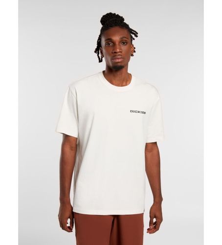 Til mænd. DK0A4Z8VC481 Landscape T-shirt off-white (S), , Casual, Bomuld, Korte ærmer - Dickies - Modalova