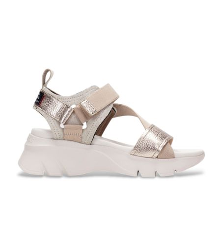Til kvinder. HV254007 Golden Dakar-sandaler i (36), Guldfarvet, 3-5 cm, Velcro, Casual - Hispanitas - Modalova