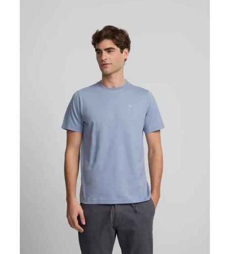 Til mænd. 132466 beach life t-shirt indigo (L), Casual, Bomuld, Korte ærmer - Silbon - Modalova