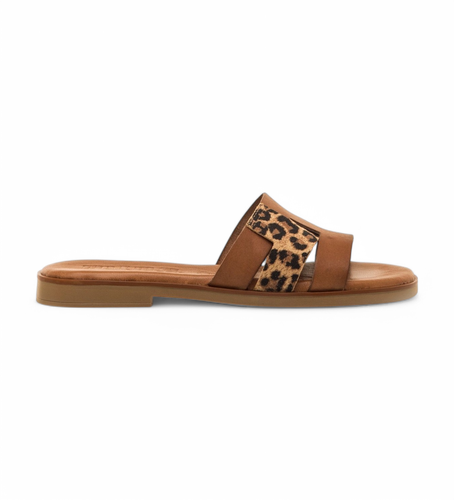 Til kvinder. 54181 Brune Alysa-sandaler i (36), Fast, 1-3 cm, Ingen, Casual - Mustang - Modalova