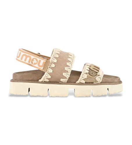 Til kvinder. MU.SW461001C Bio -sandaler (36), Fast, Velcro, Casual, Gråt - Mou - Modalova