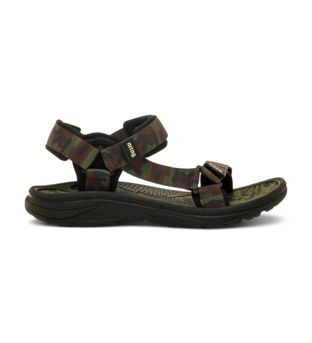 Til mænd. 84660 Solana grønne sandaler (42), Stof, Fast, 1-3 cm, Velcro, Casual - Mustang - Modalova