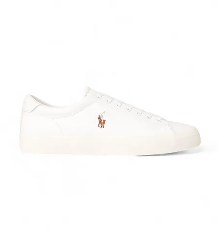 Til mænd. 816785025004 Lonwoord lædersko (46), Fast, Blonder, Casual - Polo Ralph Lauren - Modalova