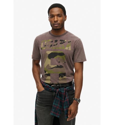 Til mænd. M1012105A Osaka løstsiddende T-shirt (S), Casual, Bomuld, Korte ærmer - Superdry - Modalova