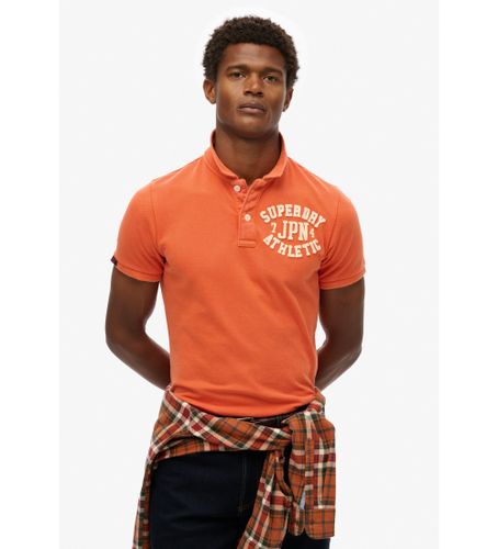 Til mænd. M1110396A Polo Vintage Athletic (M), Casual, Bomuld, Korte ærmer - Superdry - Modalova