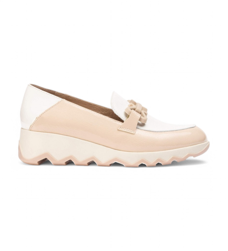 Til kvinder. C-7603_2024_6627 Mokkasiner i Sima nude (36), 3-5 cm, Ingen, Casual, Hudfarvet - Wonders - Modalova