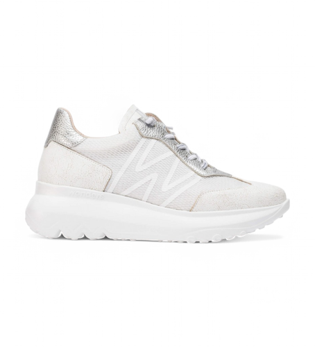 Til kvinder. A-4001_941_6361 Azure Læder Sneakers (35), 3-5 cm, Blonder, Casual - Wonders - Modalova