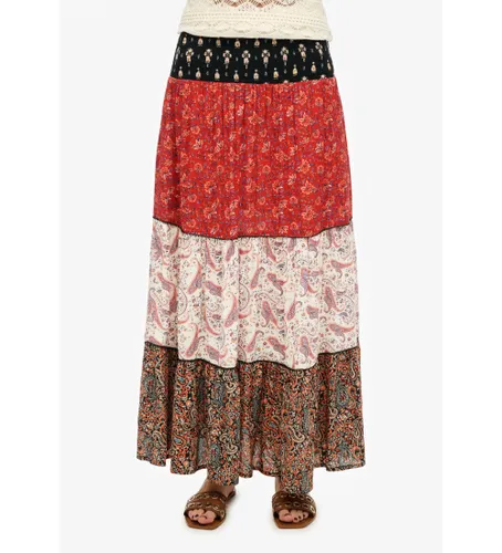 Til kvinder. W7210347A printet lang nederdel (XS), Casual, Viscose - Superdry - Modalova