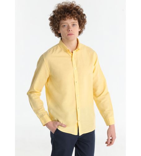 Til mænd. 145473915 basisskjorte (L), Casual, Bomuld, Lange ærmer - Lois Jeans - Modalova
