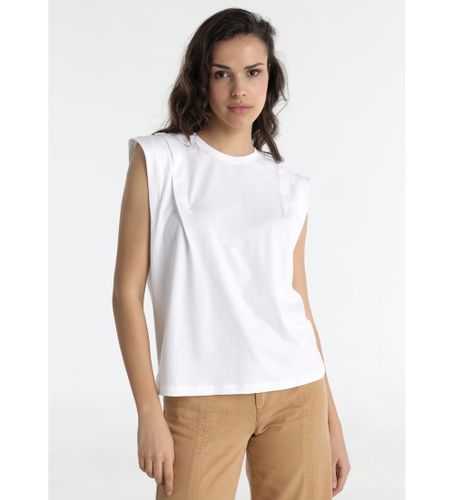 Til kvinder. 423072684 Kortærmet T-shirt (XS), Casual, Bomuld, Korte ærmer - Lois Jeans - Modalova