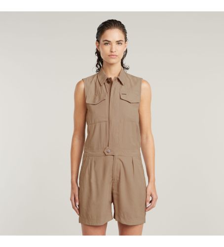 Til kvinder. D26009-D522-C626 Sommerens jumpsuit (XS), Casual, Viscose, Uden ærmer/stropper, Gråt - G-Star - Modalova