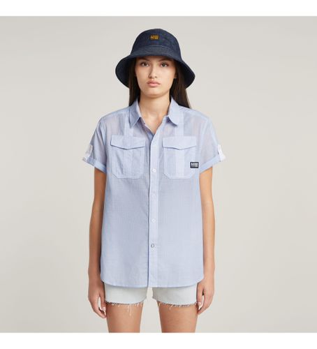 Til kvinder. D26132-D925-H065 Gennemknappet skjorte (XS), Casual, Bomuld, Korte ærmer - G-Star - Modalova