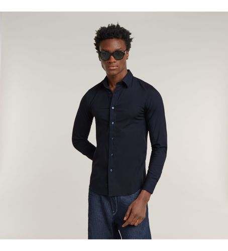 Til mænd. D25176-D701-C742 Uniform Slim navy skjorte (XS), Casual, Lange ærmer, Lyocell - G-Star - Modalova