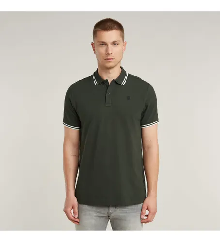 Til mænd. D17127-5864-995 Polo Dunda Slim Stripe mørkegrå (XS), Casual, Korte ærmer, Økologisk bomuld, Bæredygtig - G-Star - Modalova