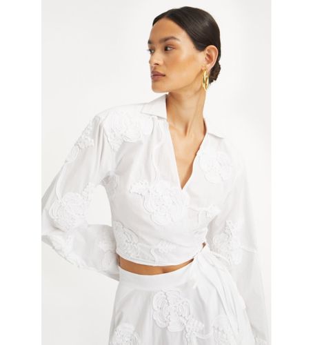 Til kvinder. 114546400 Willow kort T-shirt (34), Casual, Lange ærmer, Økologisk bomuld, Bæredygtig - Rotate - Modalova