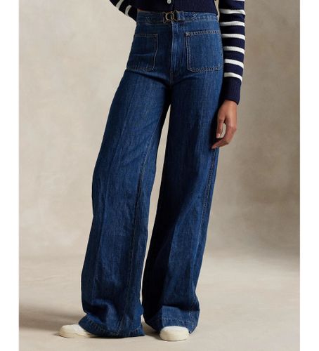Til kvinder. 211959040001 Flared jeans med brede ben (25/32), Casual, Bomuld, Denim - Polo Ralph Lauren - Modalova