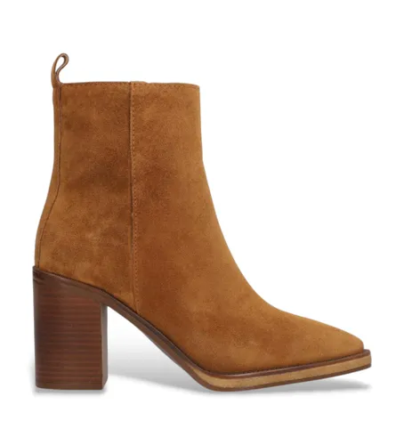 Til kvinder. 522111 Brune Camden-ankelstøvler i (35), 5-8 cm, Lynlås, Casual - Alpe - Modalova