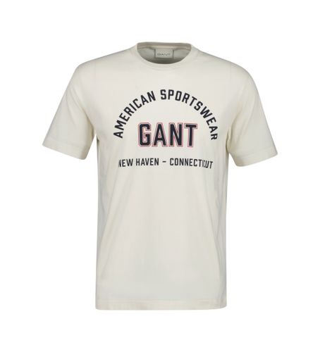 Til mænd. 2003364 T-shirt med tryk i (S), Casual, Bomuld, Korte ærmer - Gant - Modalova