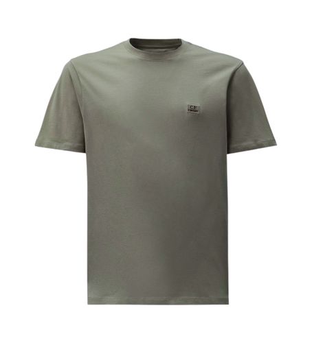 Til mænd. 19CMTS132A006374G T-shirt 30/1 logo (L), Casual, Bomuld, Korte ærmer - C.P. Company - Modalova