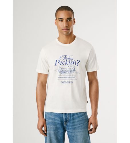 Til mænd. PM509957 Tayler T-shirt (L), Casual, Bomuld, Korte ærmer - Pepe Jeans - Modalova