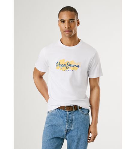 Til mænd. PM509959 Milton T-shirt (M), Casual, Bomuld, Korte ærmer - Pepe Jeans - Modalova