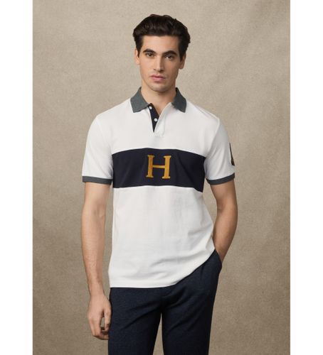 Til mænd. HM5600030 Polo Crest (XXL), Casual, Bomuld, Korte ærmer - Hackett London - Modalova