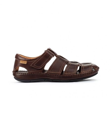 Til mænd. 06J-5433 Sandaler i , mørkebrune Tarifa 06J (39), Velcro, Casual, Klassisk - Pikolinos - Modalova