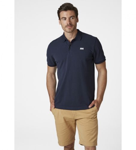 Til mænd. 33980 Transat marine polo shirt (S), Sport, Bomuld, Riflet, Udendørs, Blå - Helly Hansen - Modalova