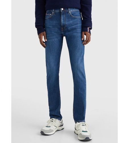 Til mænd. MW0MW18279 Bleecker TH Flex faded skinny jeans (33/30), Casual, Bomuld, Denim, Bæredygtig - Tommy Hilfiger - Modalova