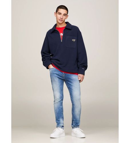 Til mænd. DM0DM09555 Tapered slim fit jeans i falmet (28/30), Casual, Bomuld, Denim - Tommy Jeans - Modalova