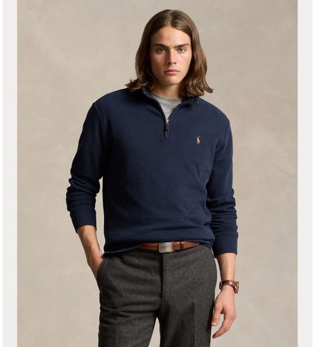 Til mænd. 710671929029 Estate-Rib navy jumper (XL), Casual, Bomuld, Lange ærmer, Blå - Polo Ralph Lauren - Modalova