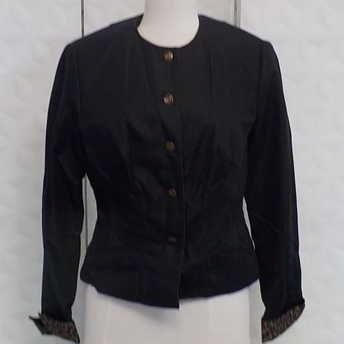 Blazer coloris noir coupe cintre - Taille 40 - alain manoukian - Modalova