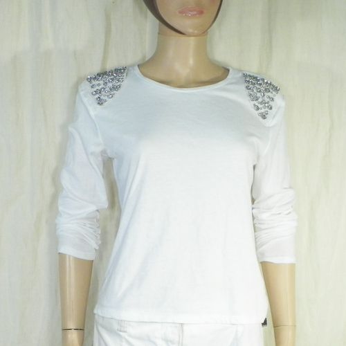 T-Shirt Femme Blanc ZARA T S - zara - Modalova