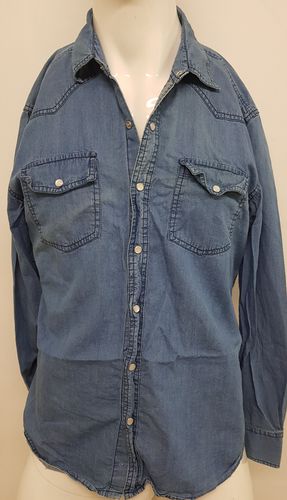 Chemise Jean Boutonner Taille L - Label Emmaus - Modalova