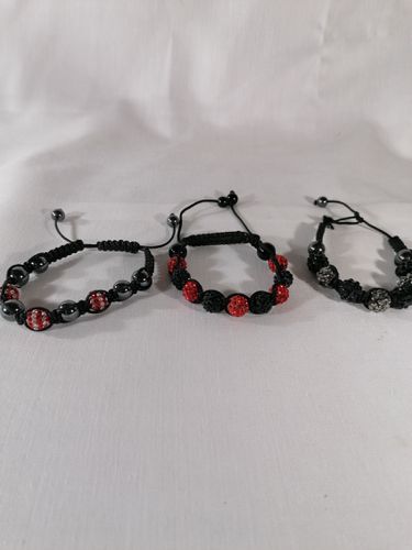 Lot de 3 bracelets Shamballa - Label Emmaus - Modalova