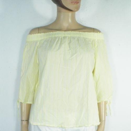 T-Shirt Femme Jaune H&M T 38 - h&m - Modalova