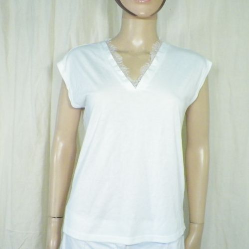 T-Shirt Femme Blanc VERO MODA T XS - vero moda - Modalova