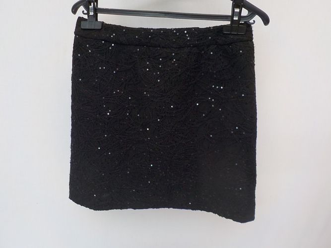 Petite jupe noire brode et sequins- - 34 - mexx - Modalova