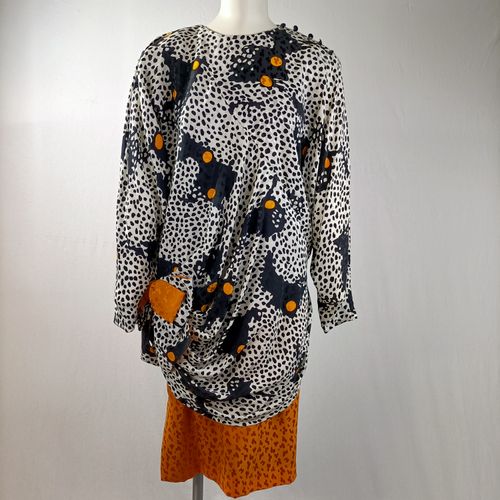 Robe haute couture vintage anne 80 - Rty - T 40 estim - Label Emmaus - Modalova