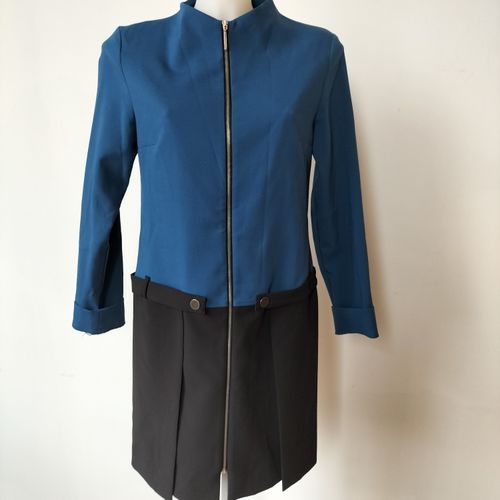 Veste longue droite - - T38 - cop. copine - Modalova