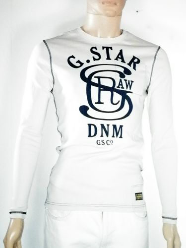 T-Shirt Homme Blanc G-STAR T L - Label Emmaus - Modalova