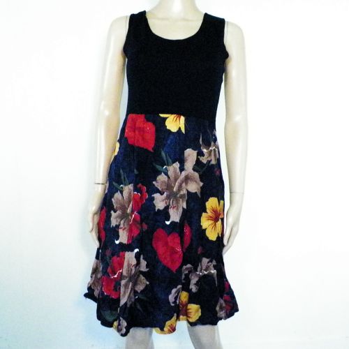 Robe Marine Fleurie Taille Estime S - Label Emmaus - Modalova